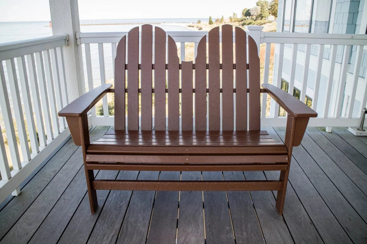 POLYWOOD® Vineyard 48" Adirondack Bench - ADBN600 Benches POLYWOOD®