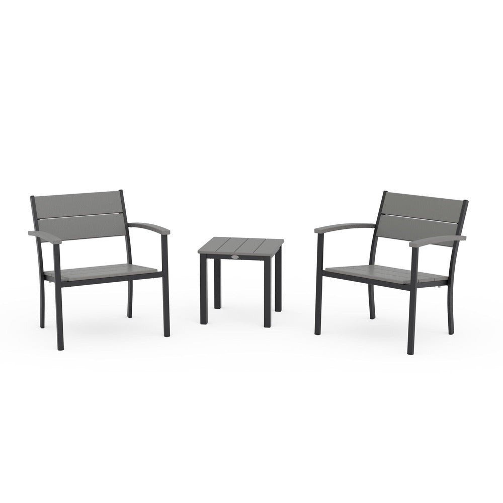 POLYWOOD® - Main Street 3-Piece Lounge Chair Set - PWS2875 Outdoor Furniture POLYWOOD®