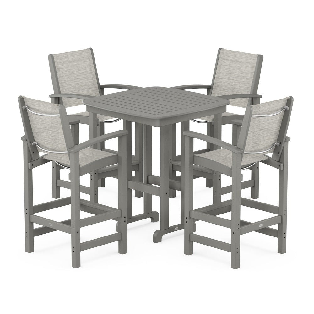 POLYWOOD® - Coastal 5-Piece Bar Set - PWS210