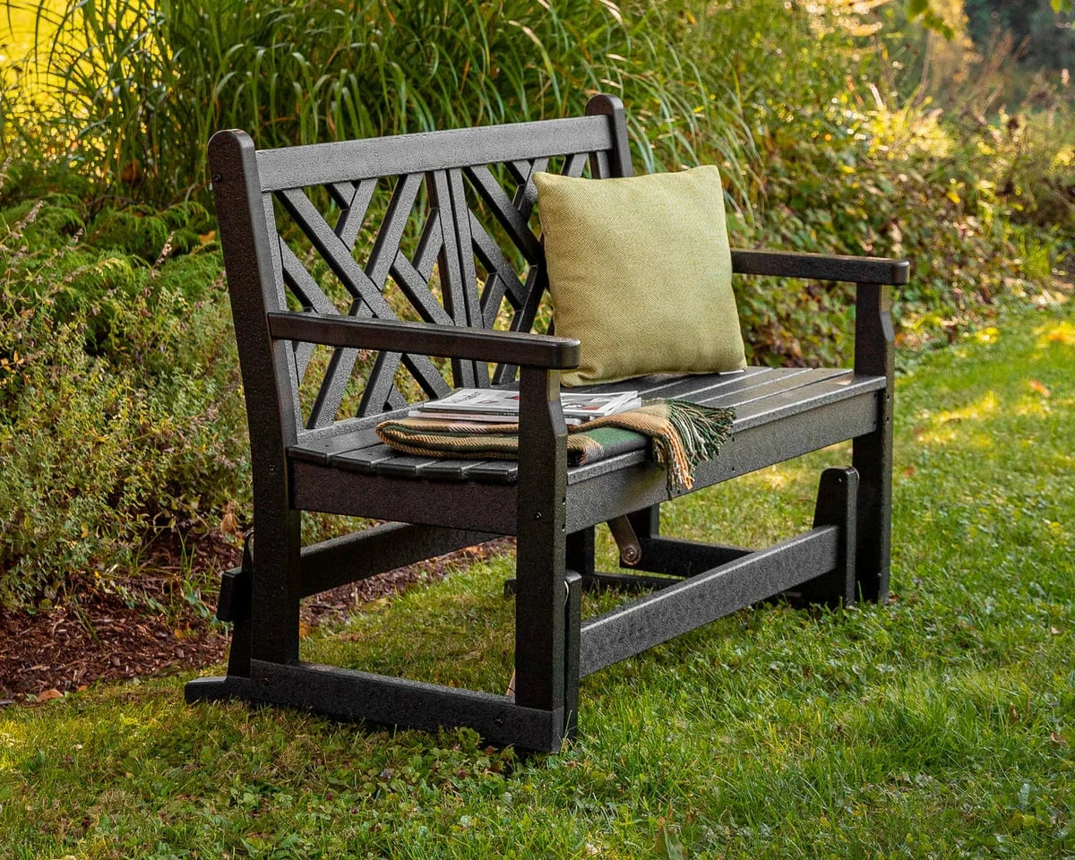 POLYWOOD® Chippendale 48&quot; Glider - CDG48