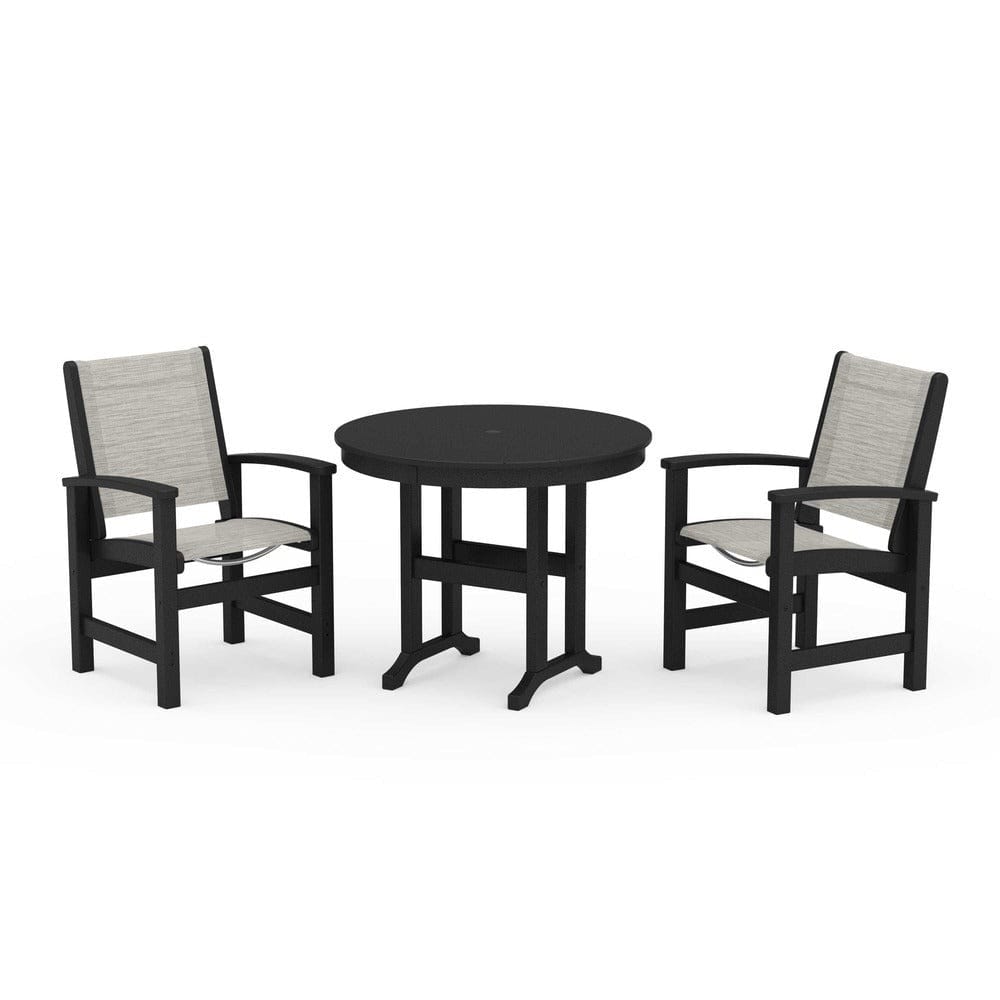 POLYWOOD® - Coastal 3-Piece Round Dining Set - PWS1327