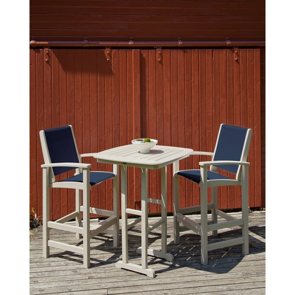 POLYWOOD® - Coastal 3-Piece Bar Set - PWS156 Outdoor Furniture POLYWOOD®