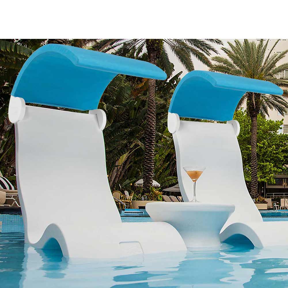 Ledge Lounger The Signature Chair Shade - In Pool Furniture chair shade Ledge Lounger