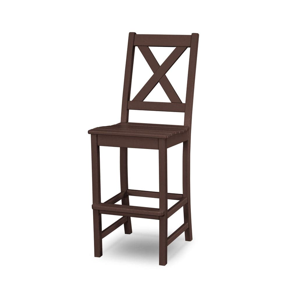 POLYWOOD®Braxton Bar Side Chair - Mahogany TGD182MA