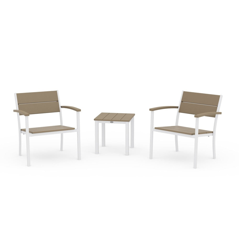 POLYWOOD® - Main Street 3-Piece Lounge Chair Set - PWS2875
