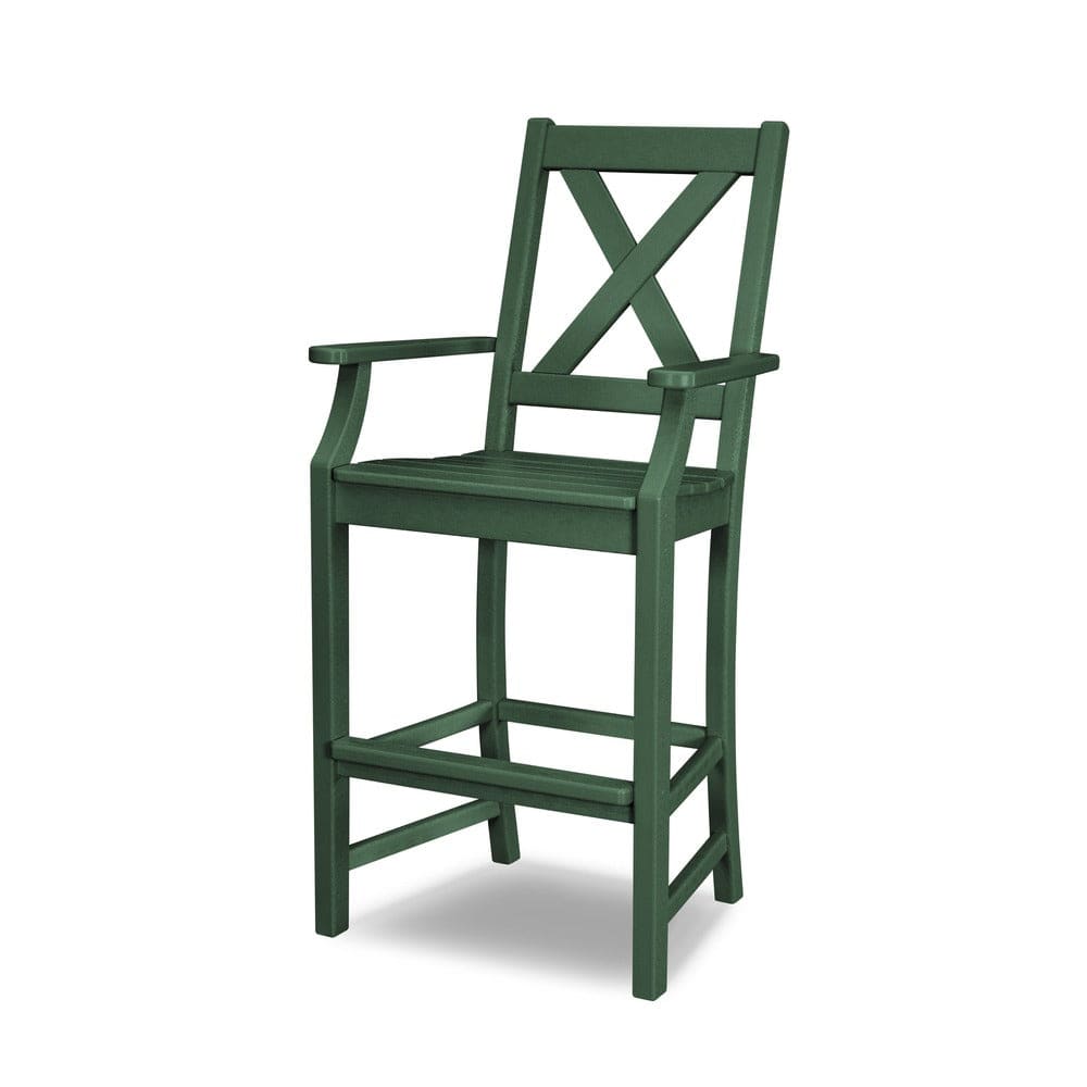 POLYWOOD® Braxton Bar Arm Chair - Green TGD282GR