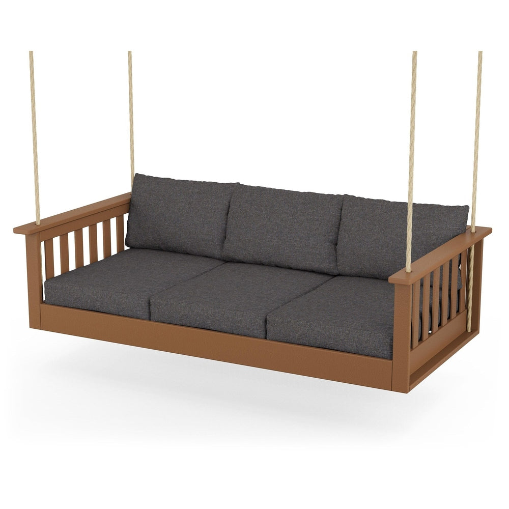 Vineyard Daybed Swing - Teak / Ash Charcoal