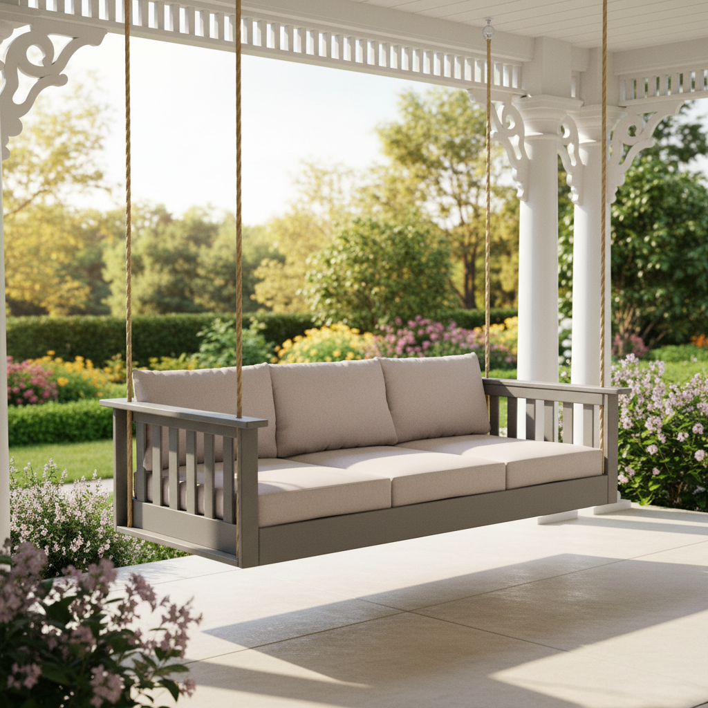 POLYWOOD&reg; Vineyard Daybed Swing - GNSB3775