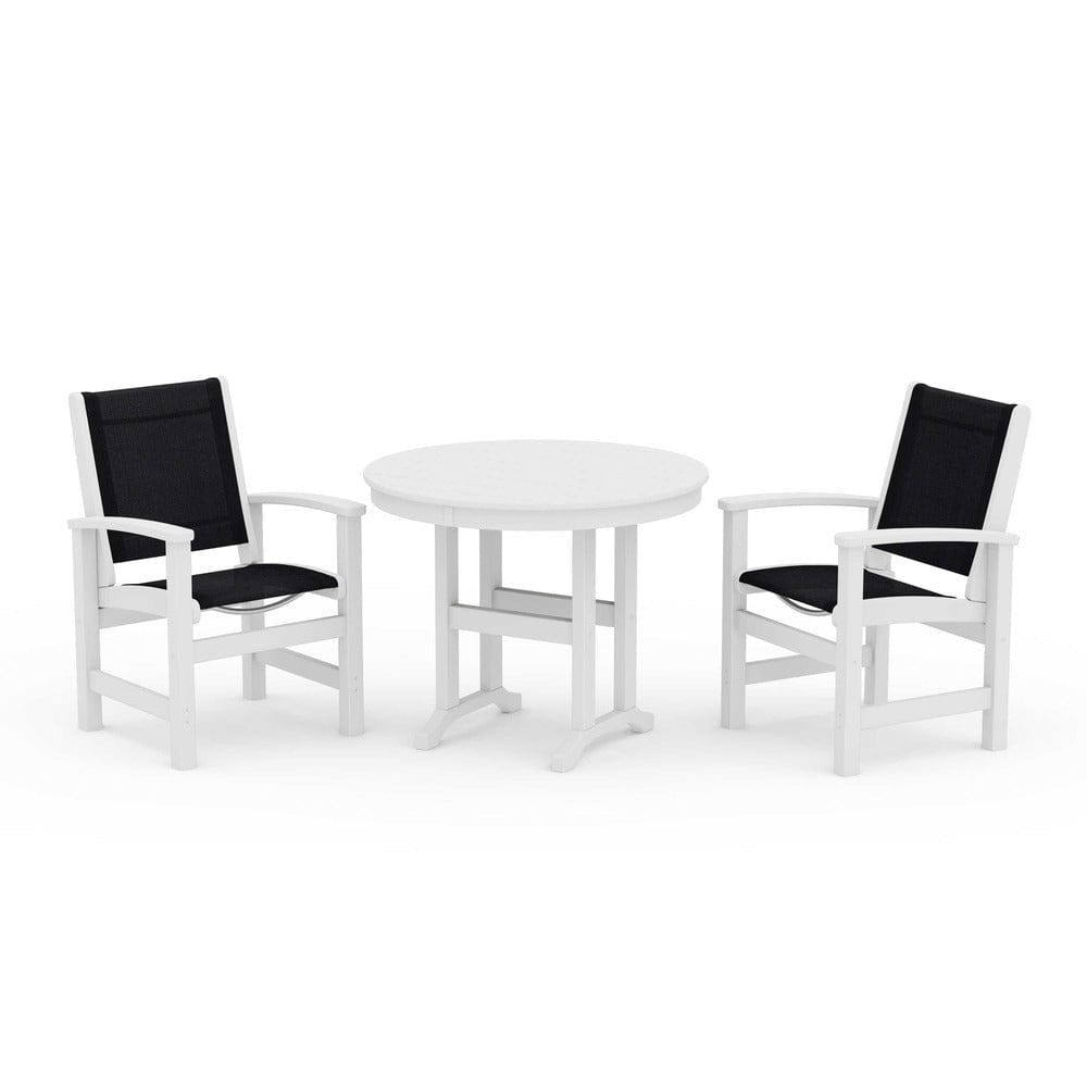 POLYWOOD® - Coastal 3-Piece Round Dining Set - PWS1327