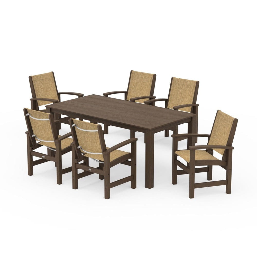 POLYWOOD® - Coastal 7-Piece Parsons Dining Set - PWS2275