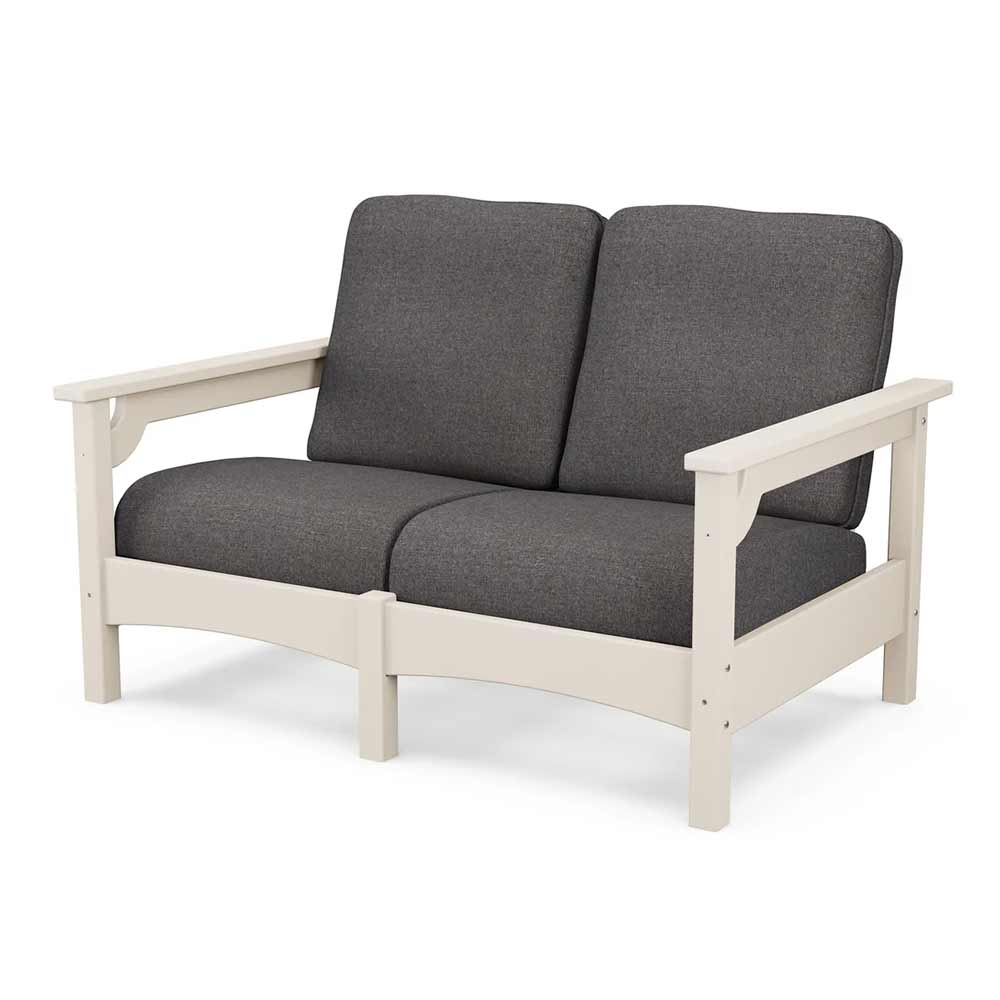 POLYWOOD® Outdoor Furniture POLYWOOD® - Club Loveseat - PWCLC47GY