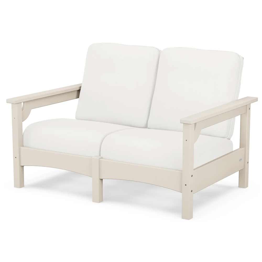 POLYWOOD® Outdoor Furniture POLYWOOD® - Club Loveseat - PWCLC47GY