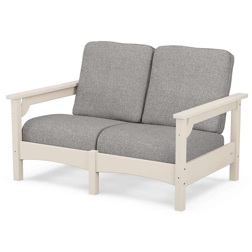 POLYWOOD® Outdoor Furniture POLYWOOD® - Club Loveseat - PWCLC47GY