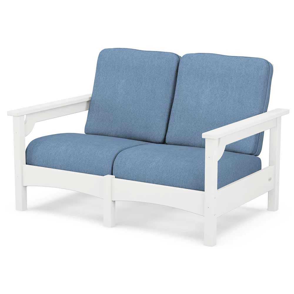 POLYWOOD® Outdoor Furniture POLYWOOD® - Club Loveseat - PWCLC47GY