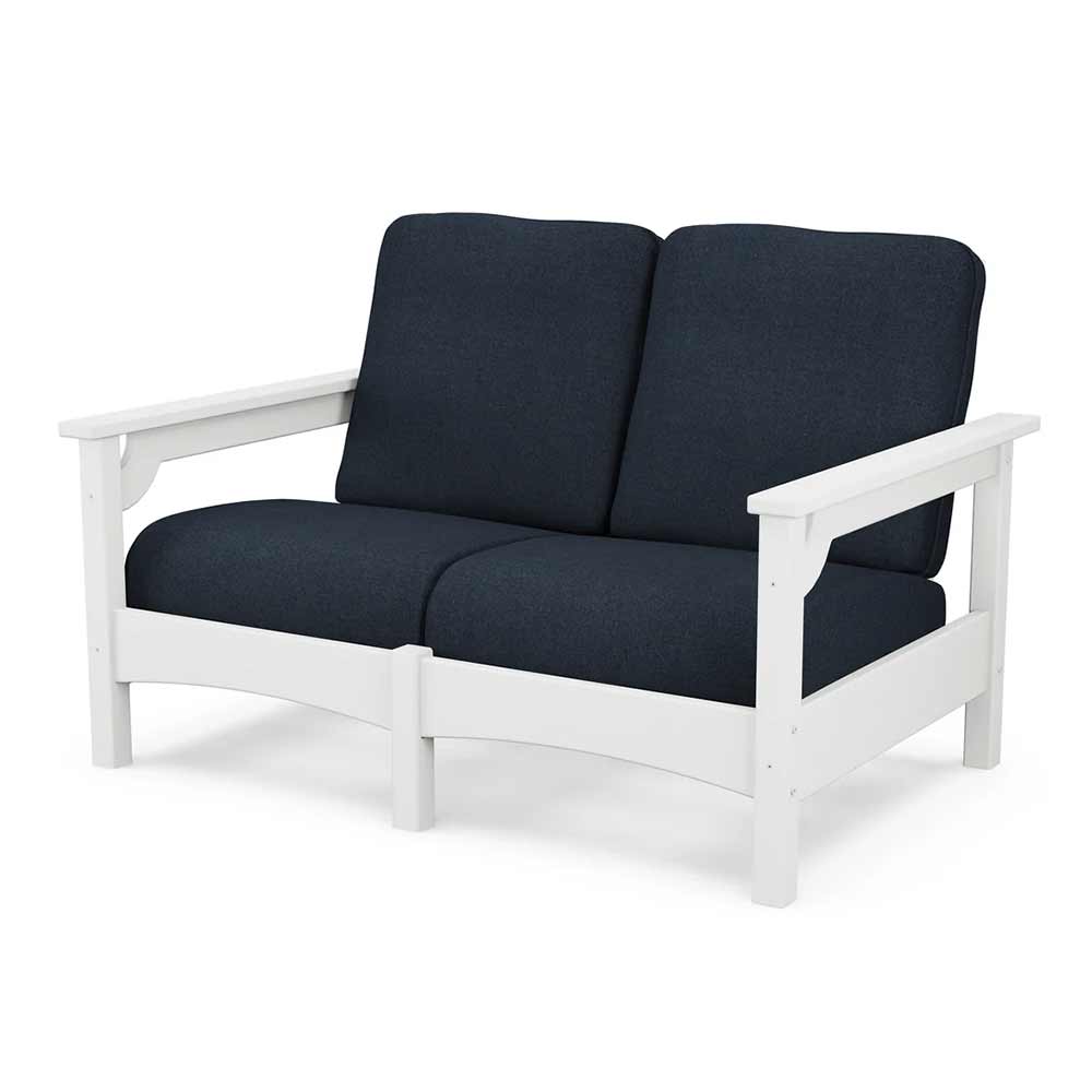 POLYWOOD® Outdoor Furniture POLYWOOD® - Club Loveseat - PWCLC47GY
