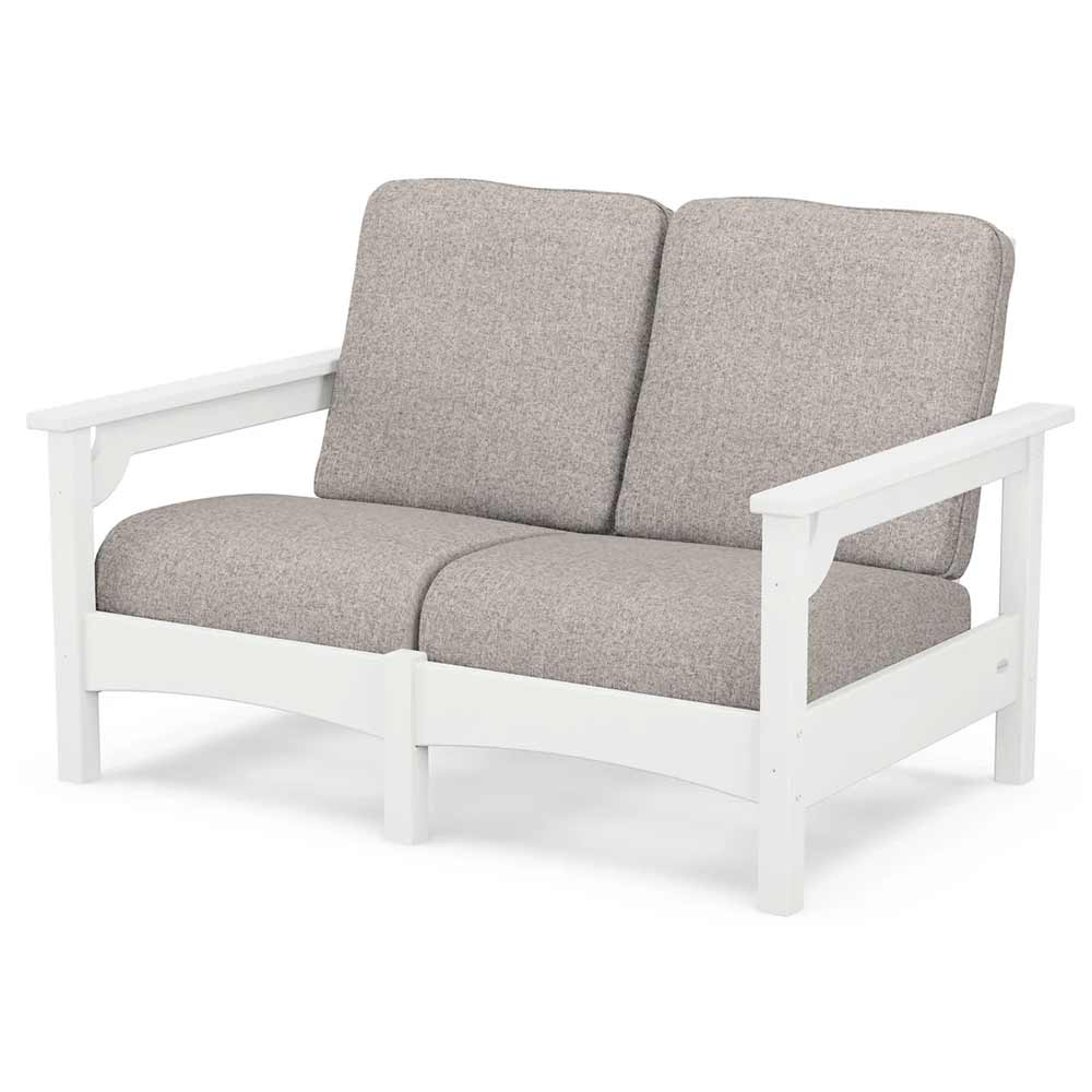 POLYWOOD® Outdoor Furniture POLYWOOD® - Club Loveseat - PWCLC47GY