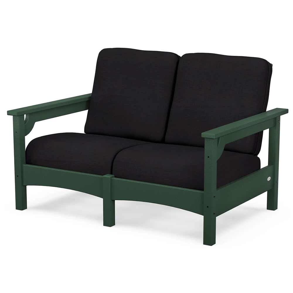 POLYWOOD® Outdoor Furniture POLYWOOD® - Club Loveseat - PWCLC47GY