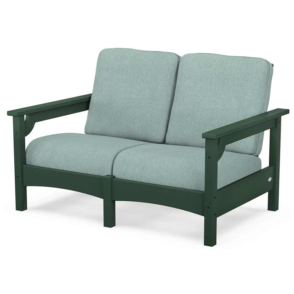 POLYWOOD® Outdoor Furniture POLYWOOD® - Club Loveseat - PWCLC47GY