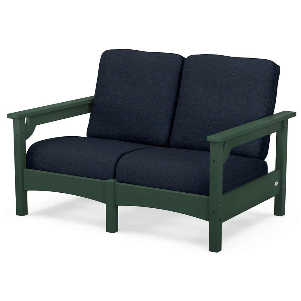 POLYWOOD® Outdoor Furniture POLYWOOD® - Club Loveseat - PWCLC47GY