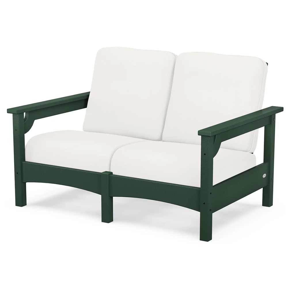 POLYWOOD® Outdoor Furniture POLYWOOD® - Club Loveseat - PWCLC47GY