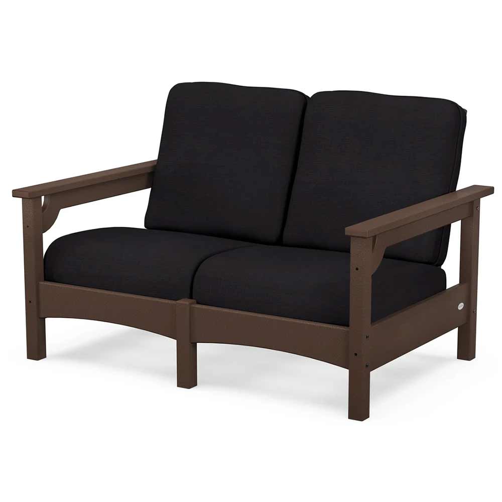 POLYWOOD® Outdoor Furniture POLYWOOD® - Club Loveseat - PWCLC47GY