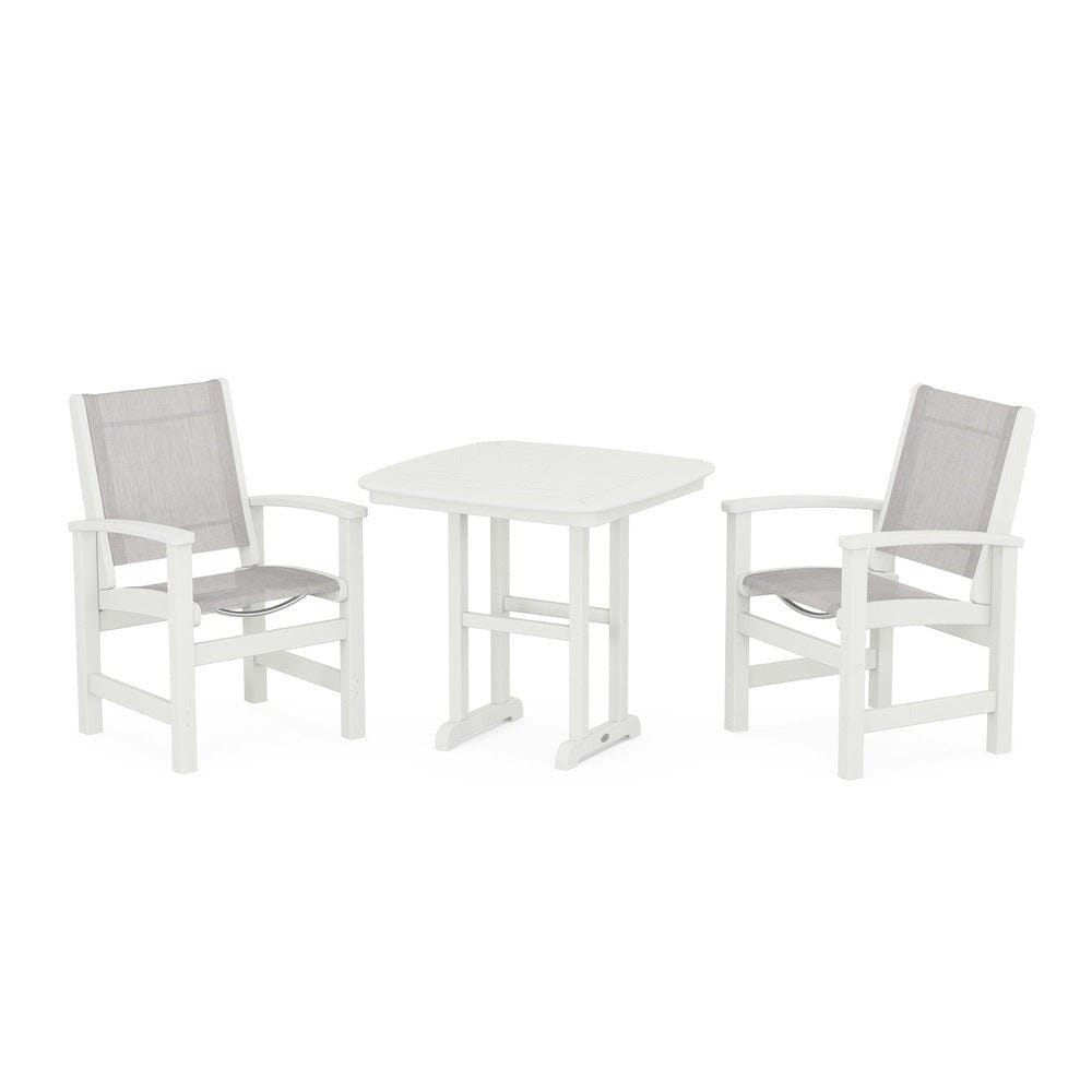 POLYWOOD® Outdoor Furniture POLYWOOD® - Coastal 3-Piece Dining Set - PWS1205