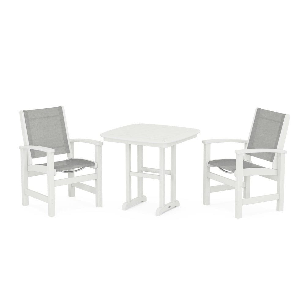 POLYWOOD® Outdoor Furniture POLYWOOD® - Coastal 3-Piece Dining Set - PWS1205