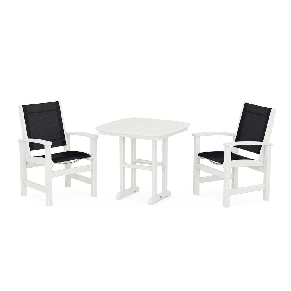 POLYWOOD® Outdoor Furniture POLYWOOD® - Coastal 3-Piece Dining Set - PWS1205