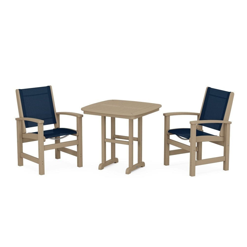 POLYWOOD® Outdoor Furniture POLYWOOD® - Coastal 3-Piece Dining Set - PWS1205
