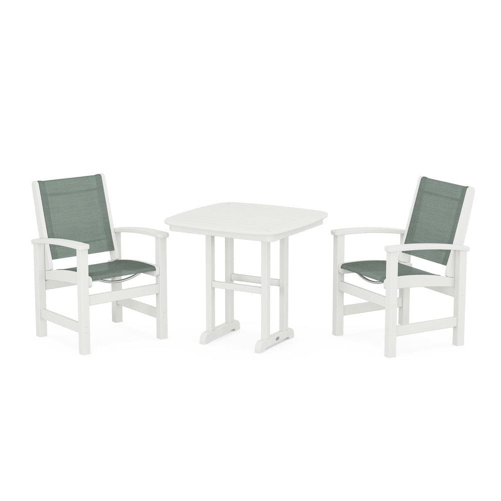 POLYWOOD® Outdoor Furniture POLYWOOD® - Coastal 3-Piece Dining Set - PWS1205