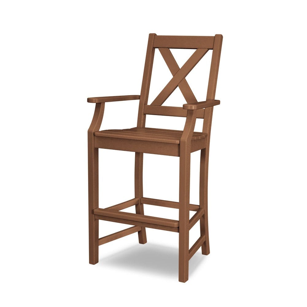 POLYWOOD® Braxton Bar Arm Chair - Teak TGD282TE