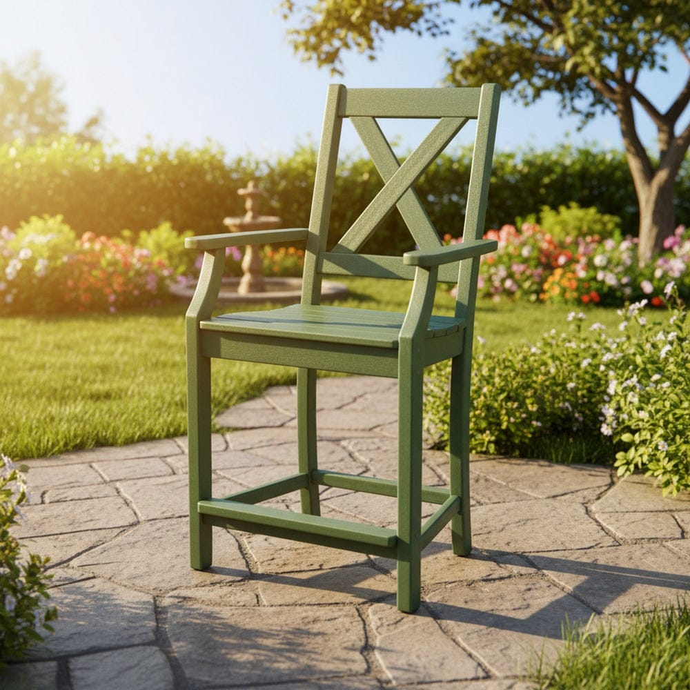 POLYWOOD® Braxton Counter Arm Chair TGD281