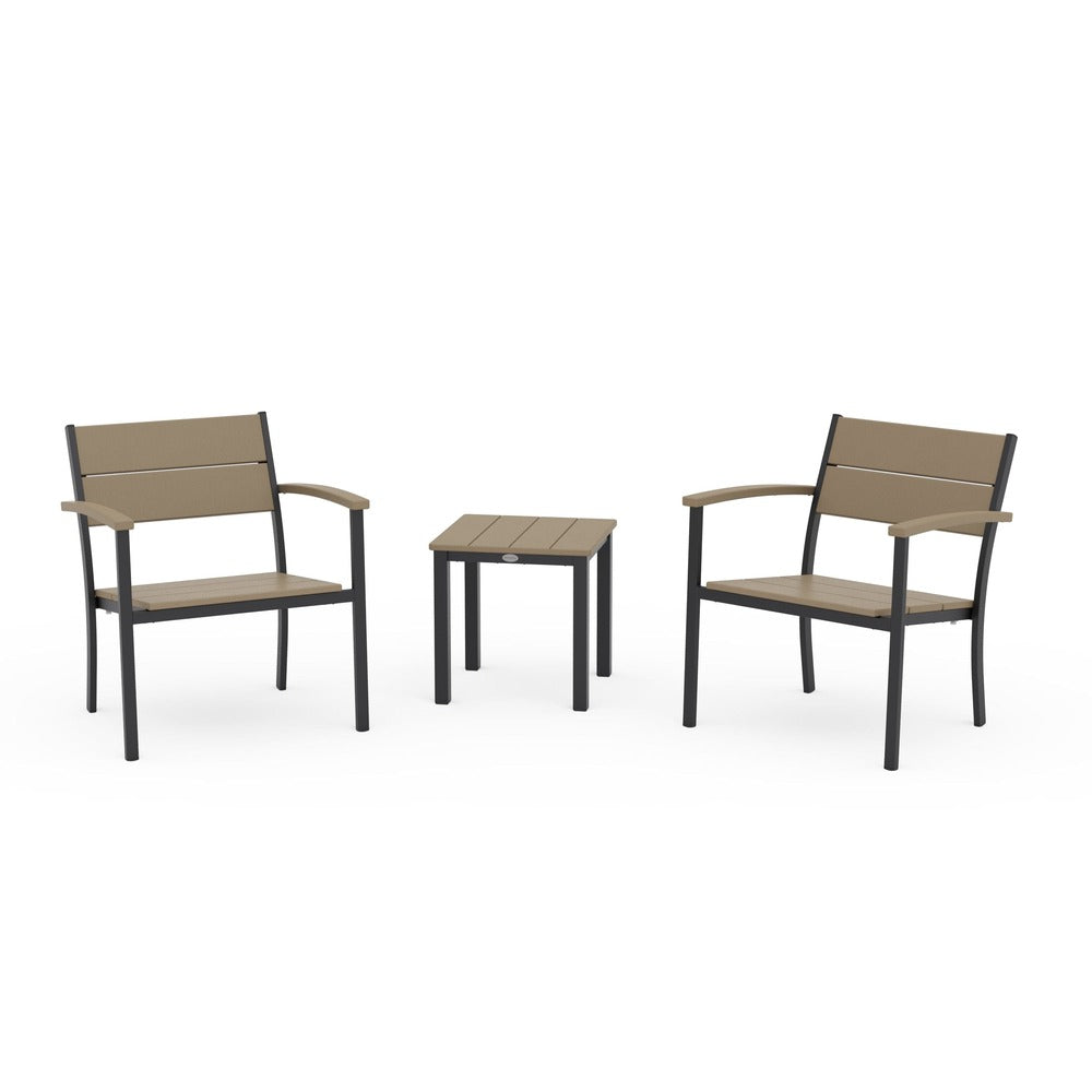 POLYWOOD® - Main Street 3-Piece Lounge Chair Set - PWS2875 Outdoor Furniture POLYWOOD®