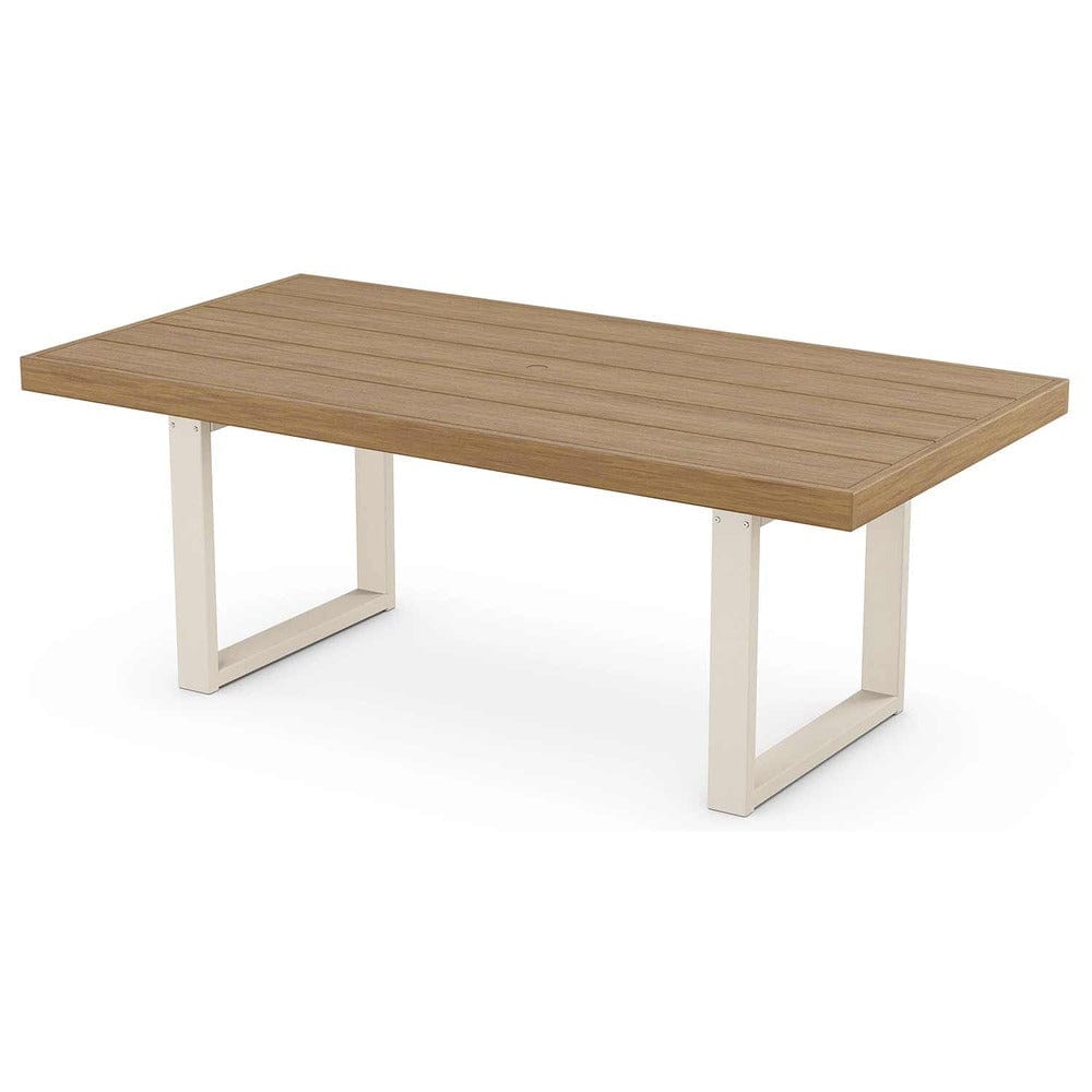 POLYWOOD® EDGE 40" x 78" Dining Table - Select Accents - EMT4078