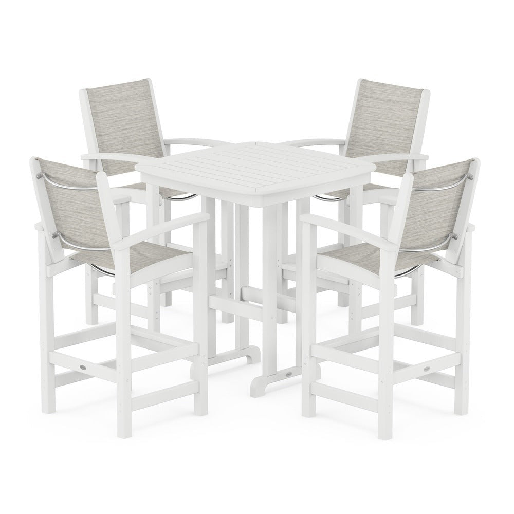 POLYWOOD® - Coastal 5-Piece Bar Set - PWS210