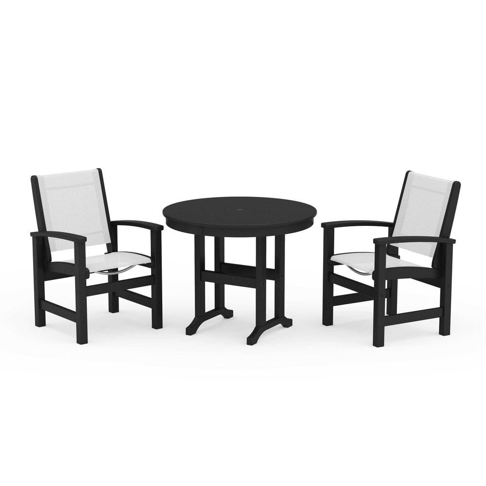POLYWOOD® - Coastal 3-Piece Round Dining Set - PWS1327