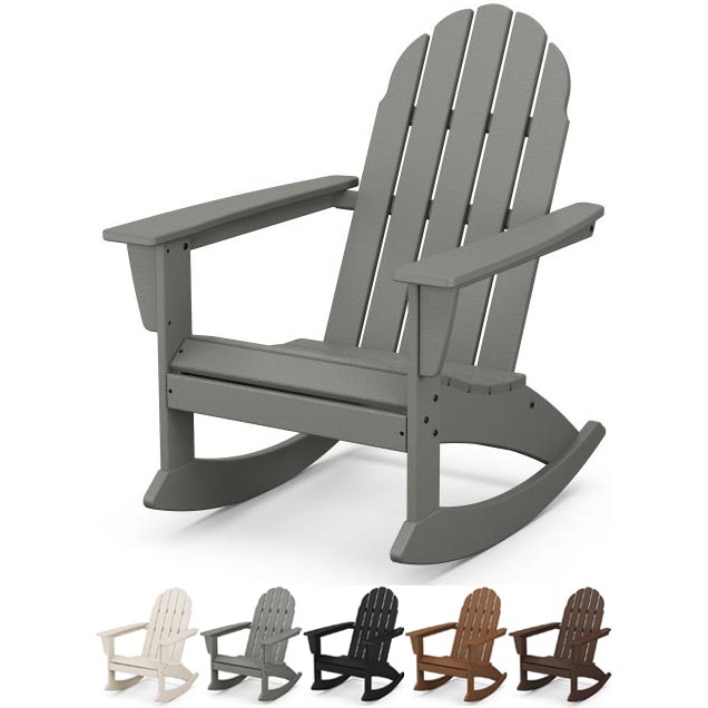 POLYWOOD® Adirondack Rocking Chair - Vineyard - ADR400