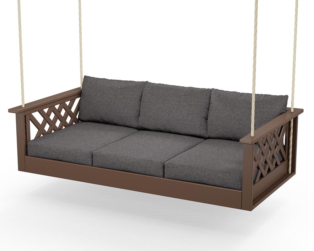 Wovendale Daybed Swing - Mahogany / Ash Charcoal