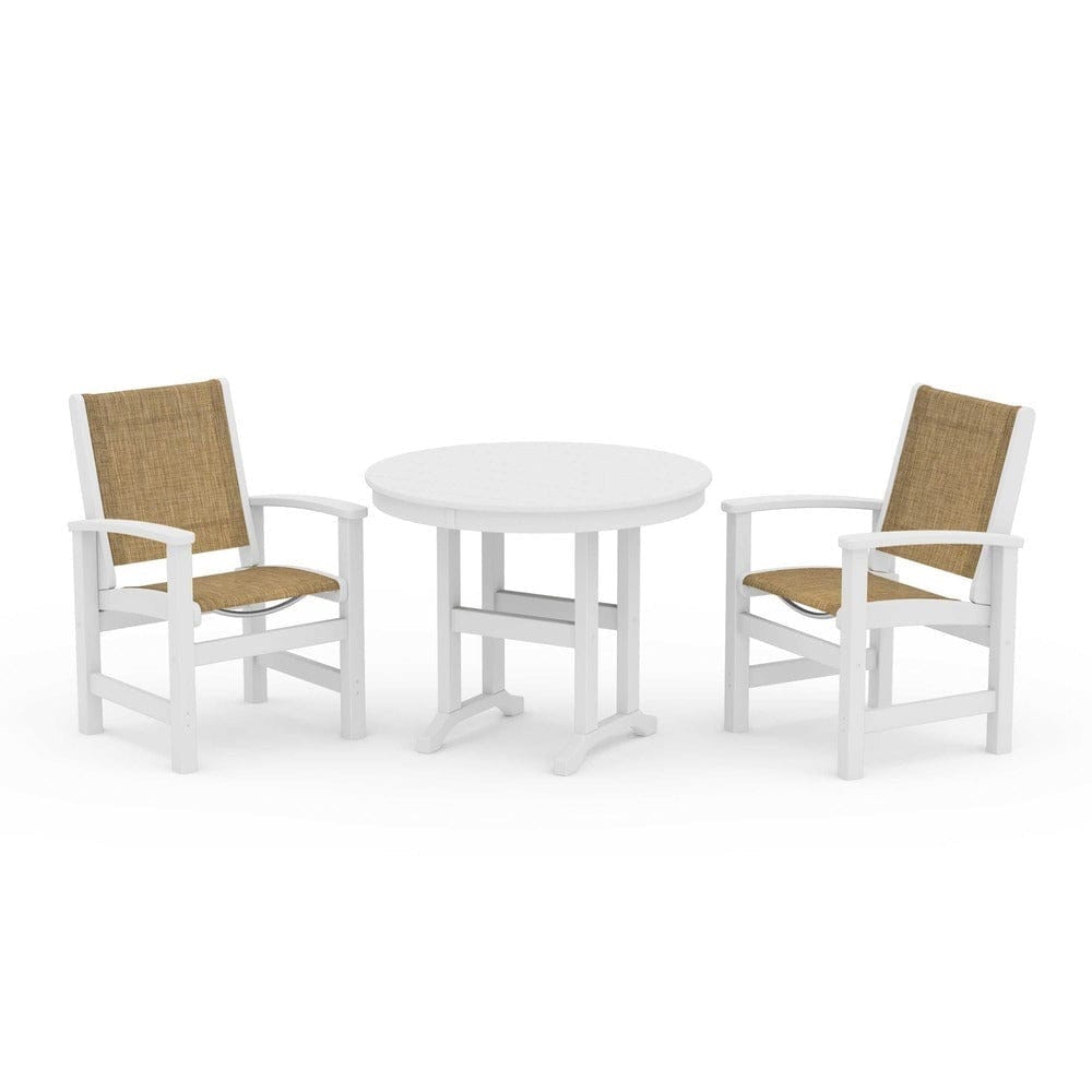 POLYWOOD® - Coastal 3-Piece Round Dining Set - PWS1327
