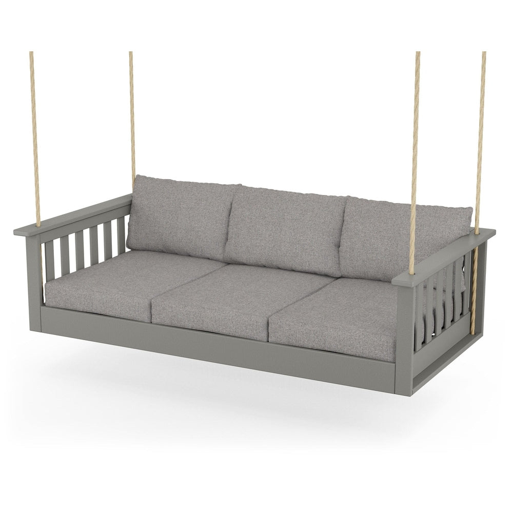 Vineyard Daybed Swing - Slate Grey / Grey Mist
