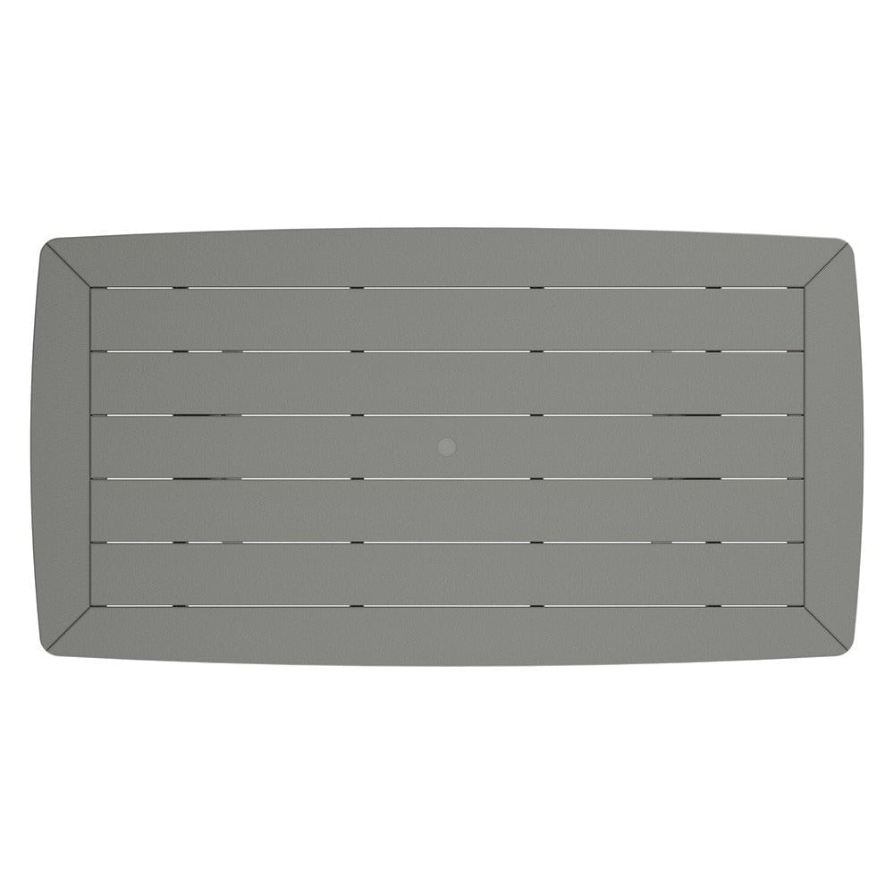 POLYWOOD® - Coastal Folding Chair 7-Piece Dining Set with Trestle Legs - PWS1037 Outdoor Furniture POLYWOOD®