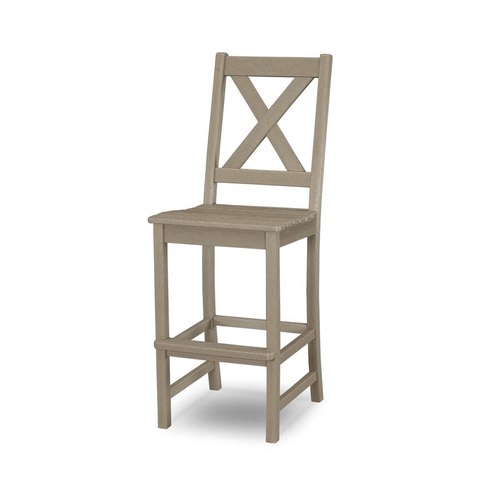 POLYWOOD®Braxton Bar Side Chair - Vintage Sahara TGD182VSH