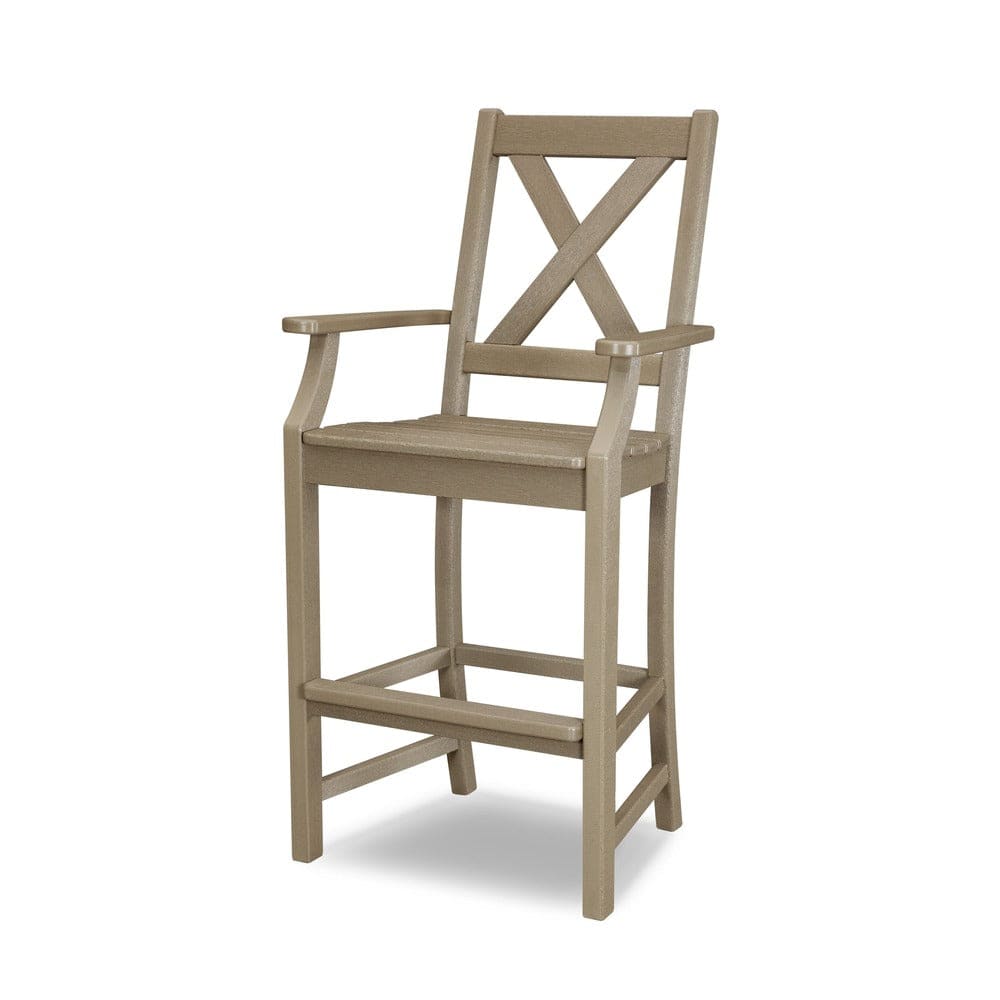 POLYWOOD® Braxton Bar Arm Chair - Vintage Sahara TGD282VSH