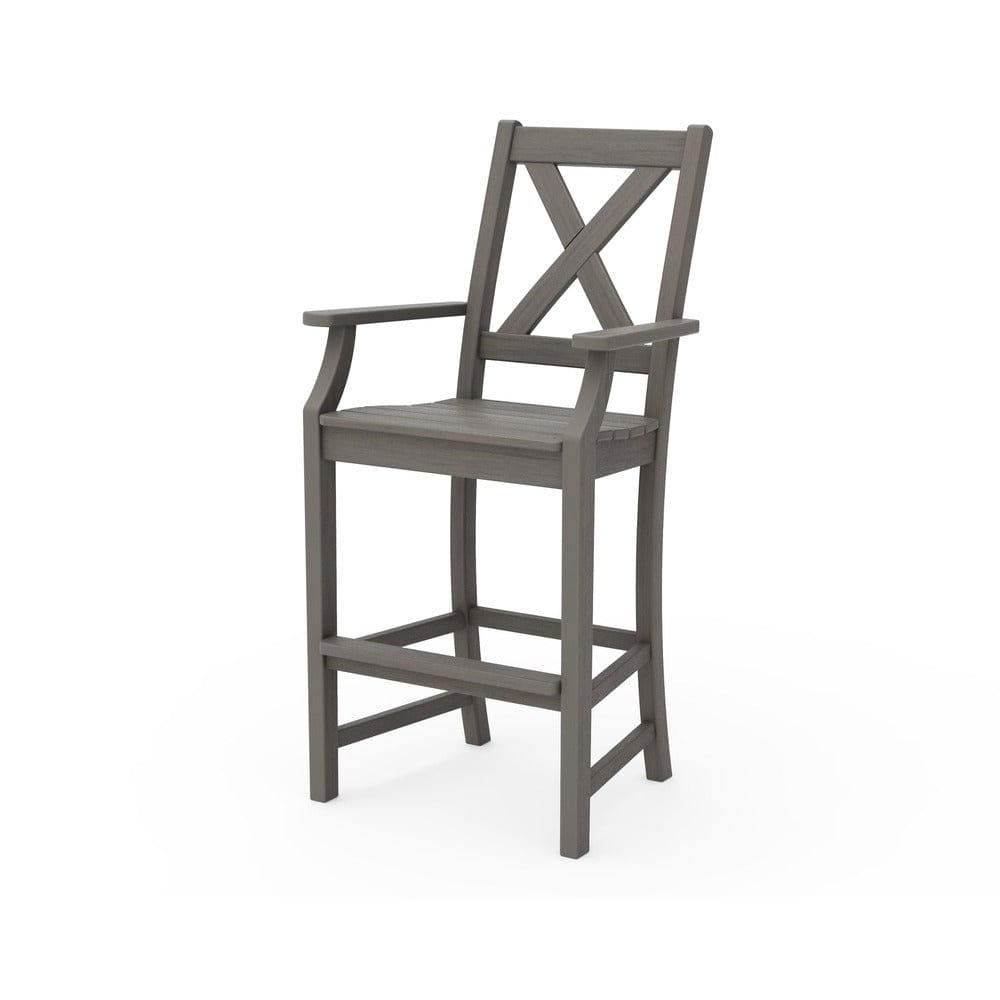 POLYWOOD® Braxton Bar Arm Chair - Driftwood TGD282-NDW