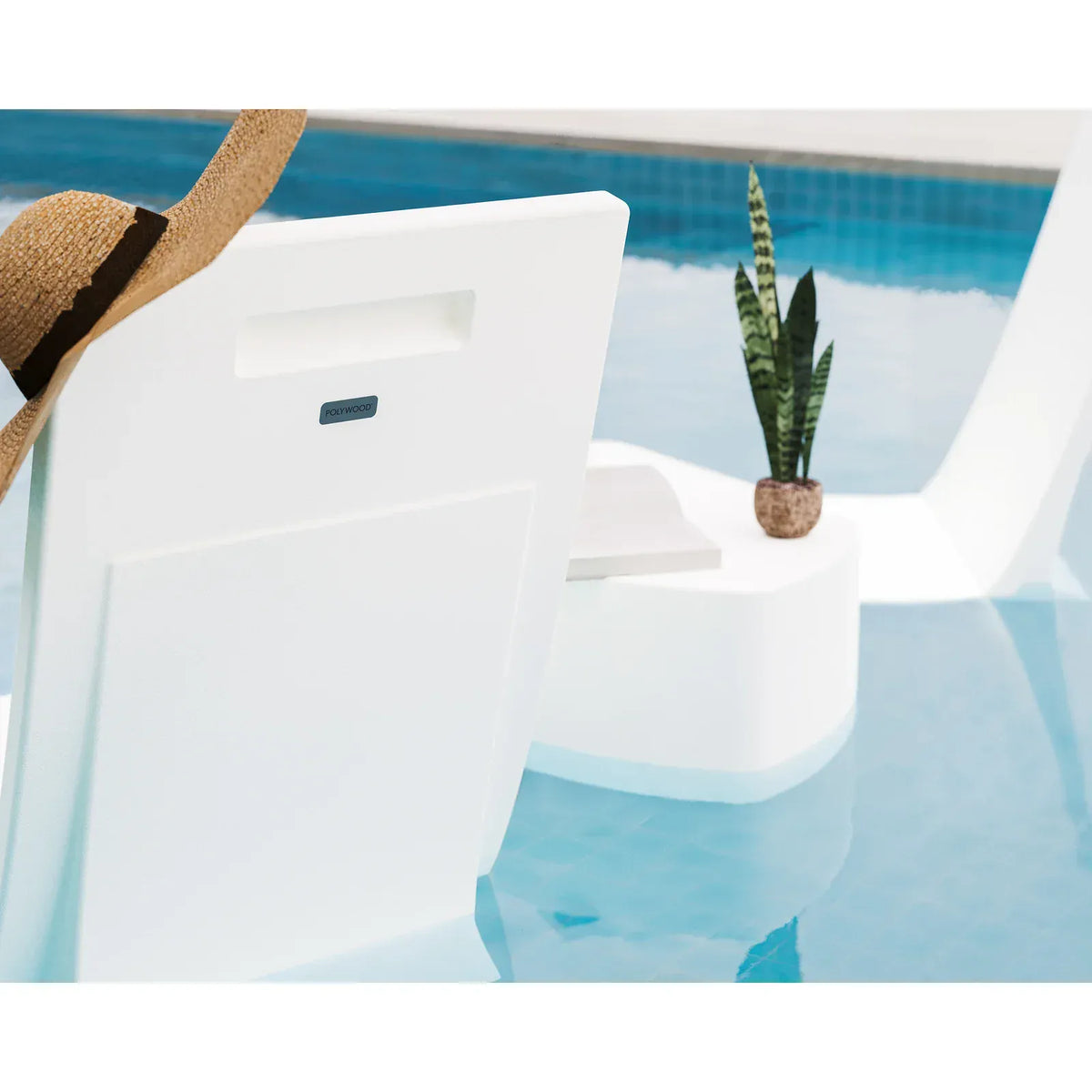 POLYWOOD® Laguna 3-Piece In-Pool Chair Lounge Set - PWS2940-1
