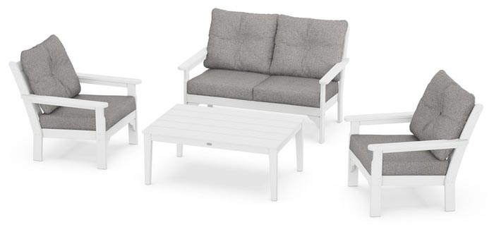 POLYWOOD® Vineyard 4-Piece Deep Seating Set - PWS405-2