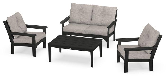 POLYWOOD® Vineyard 4-Piece Deep Seating Set - PWS405-2