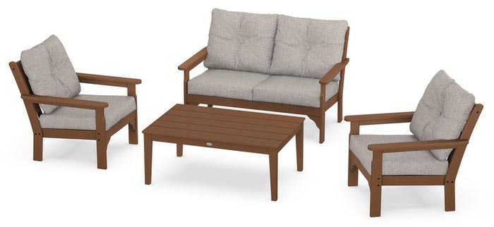 POLYWOOD® Vineyard 4-Piece Deep Seating Set - PWS405-2