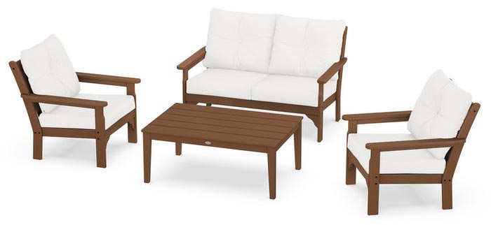 POLYWOOD® Vineyard 4-Piece Deep Seating Set - PWS405-2