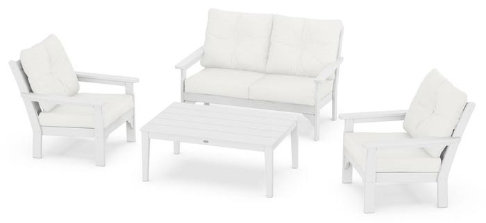 POLYWOOD® Vineyard 4-Piece Deep Seating Set - PWS405-2